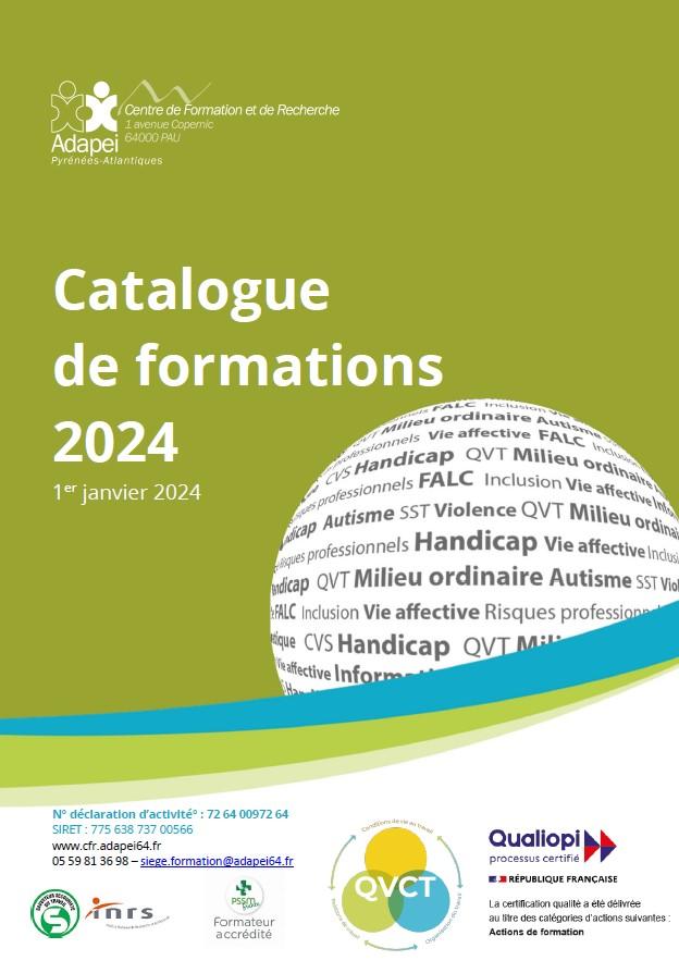 Catalogue de formation 2024