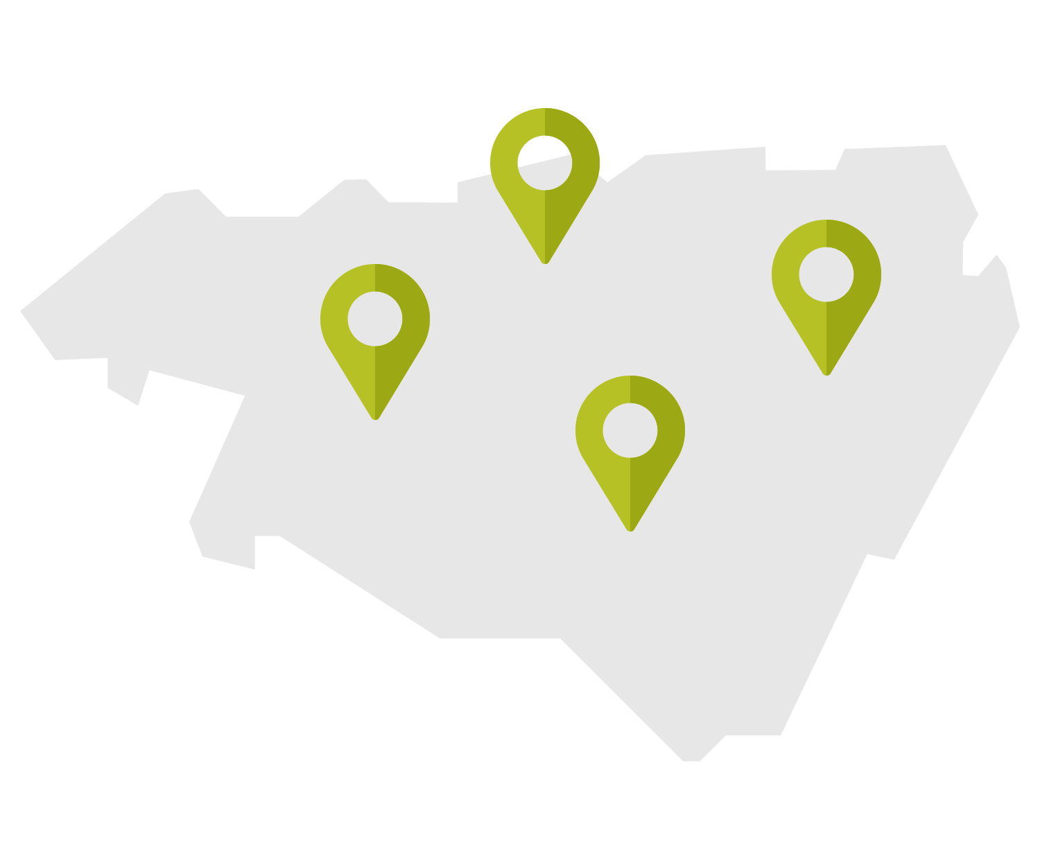 Carte vers les établissements et services de l'Adapei des Pyrénées-Atlantiques