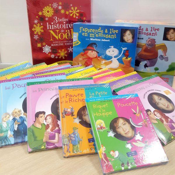 Les livres audio offerts par Marlène Jobert.
