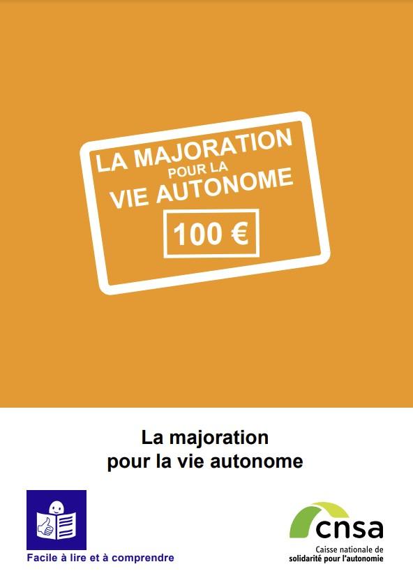 Fiche FALC "Majoration pour la vie autonome"