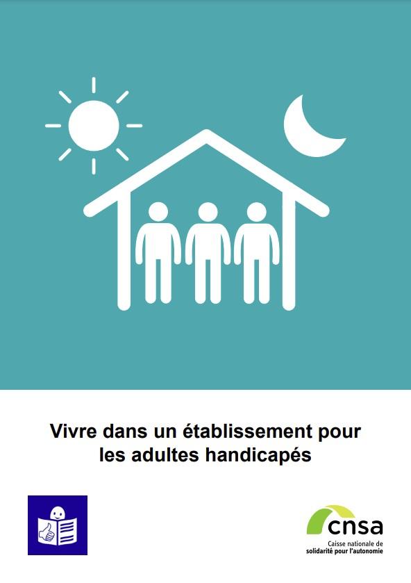 Fiche FALC "Vivre dans un établissement pour les adultes handicapés"