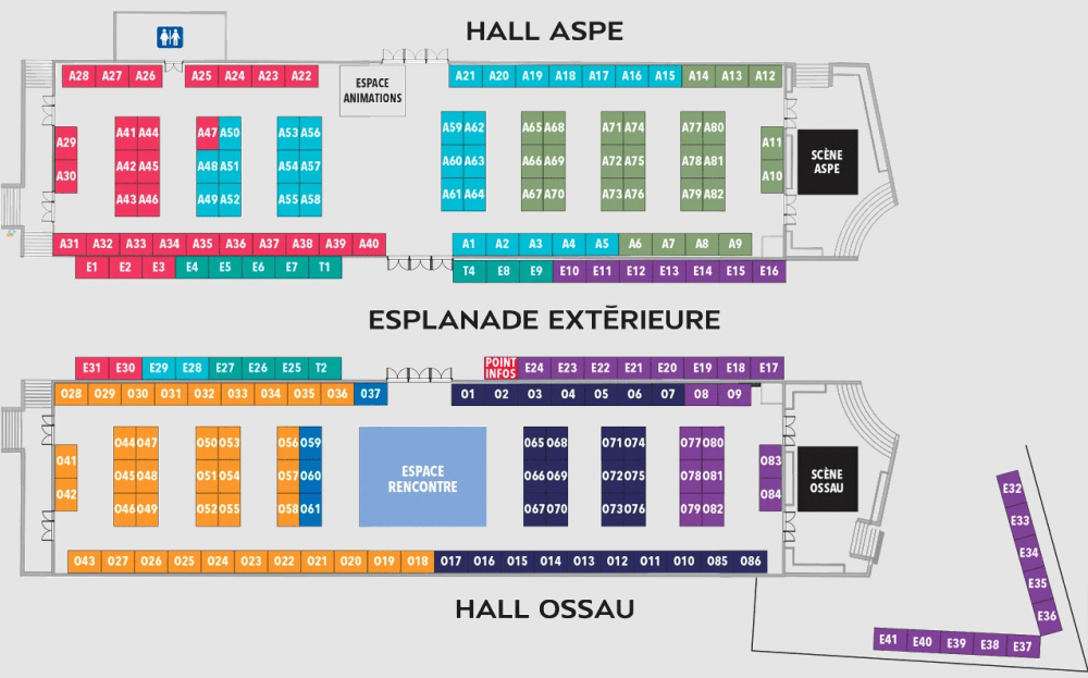 Plan des stands