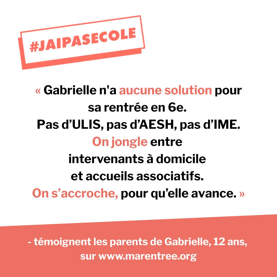 #J’aiPasEcole