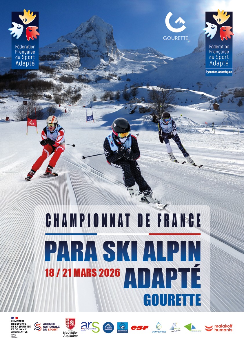 L’Adapei partenaire du Championnat de France Para Ski alpin adapté