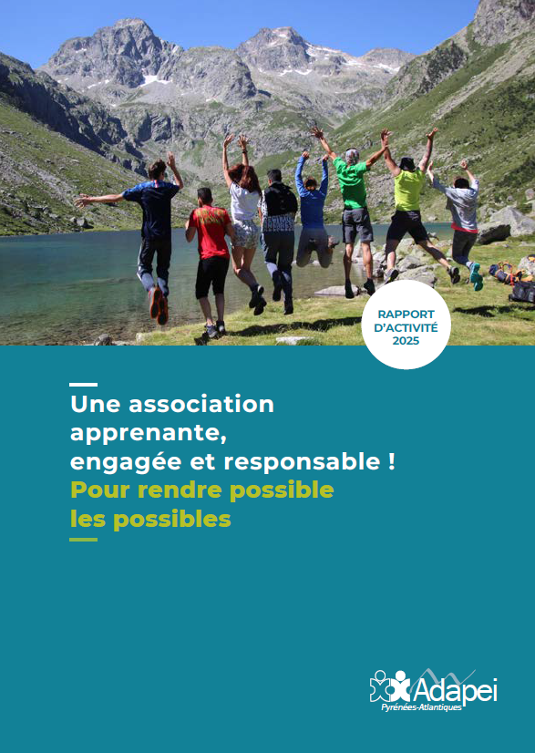 Couverture du rapport d'activité 2025