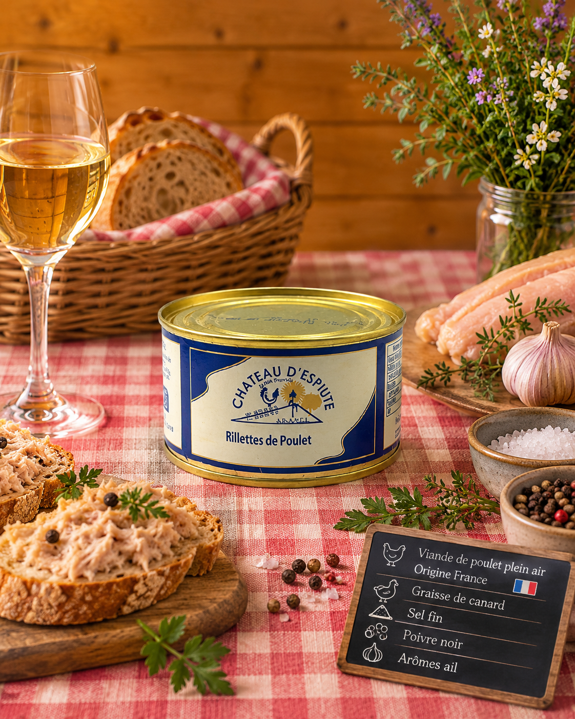Rillettes de poulet