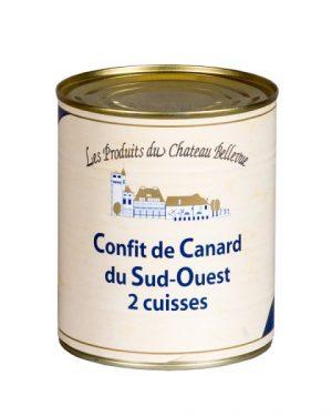Confit de canard du Sud-Ouest 2 cuisses 765 g