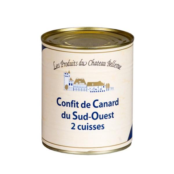 Confit de canard du Sud-Ouest 2 cuisses 765 g