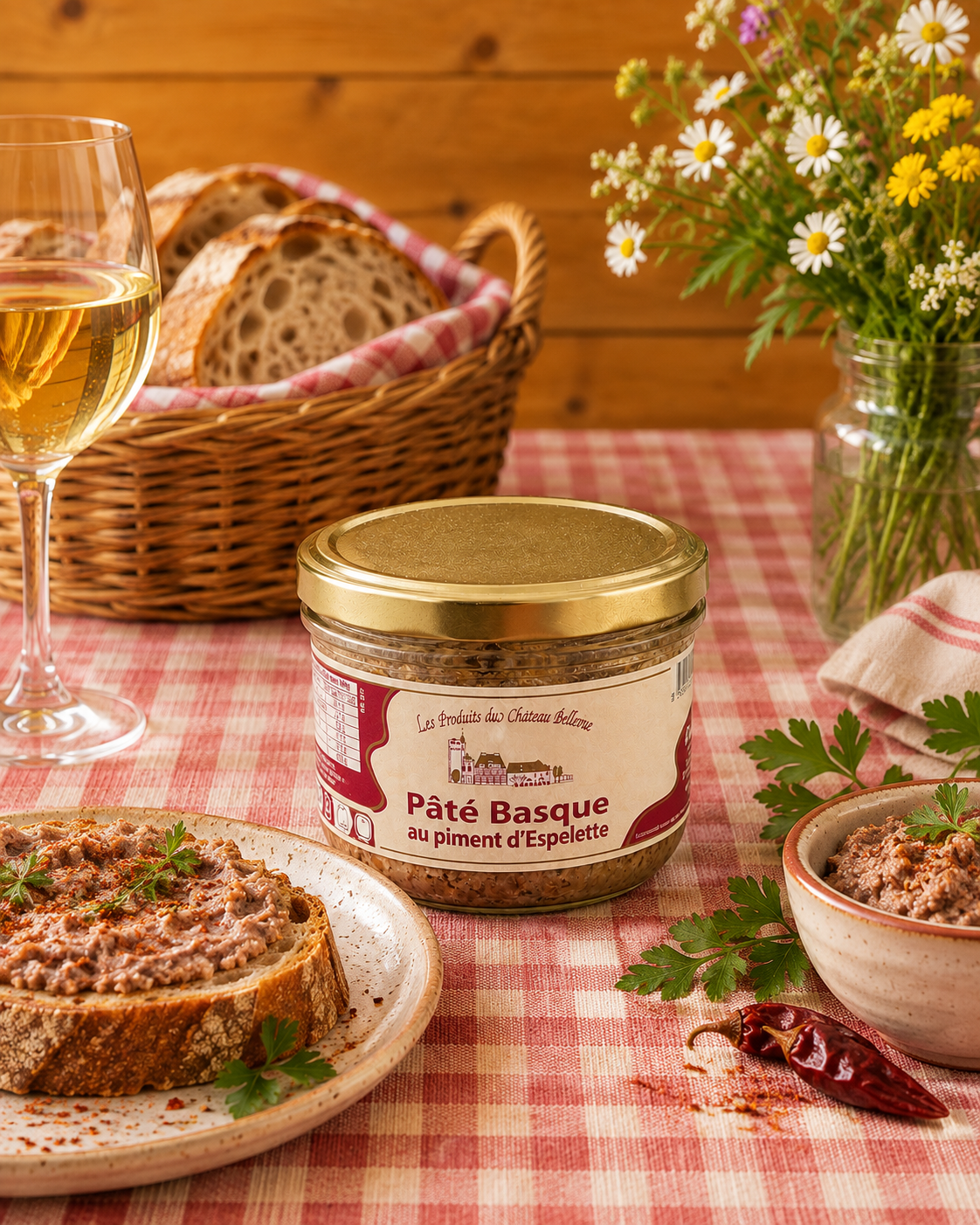 Pâté basque au piment d’Espelette