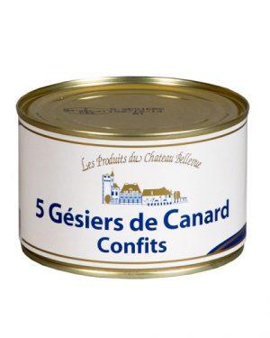 5 gésiers de canard confit 380 g