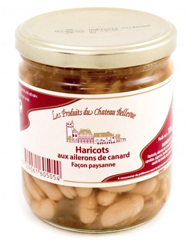 Haricots aux ailerons de canard façon paysanne (1 part) 380g