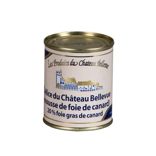 Délice du Château Bellevue – Mousse de foie de canard (20% foie gras de canard)