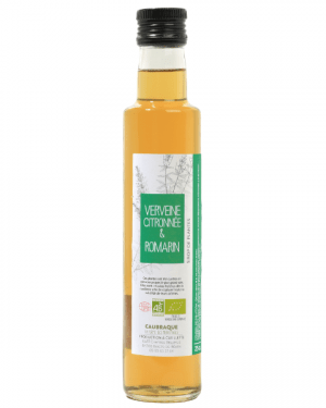 Sirop de Fleurs Verveine Citronnée et Romarin