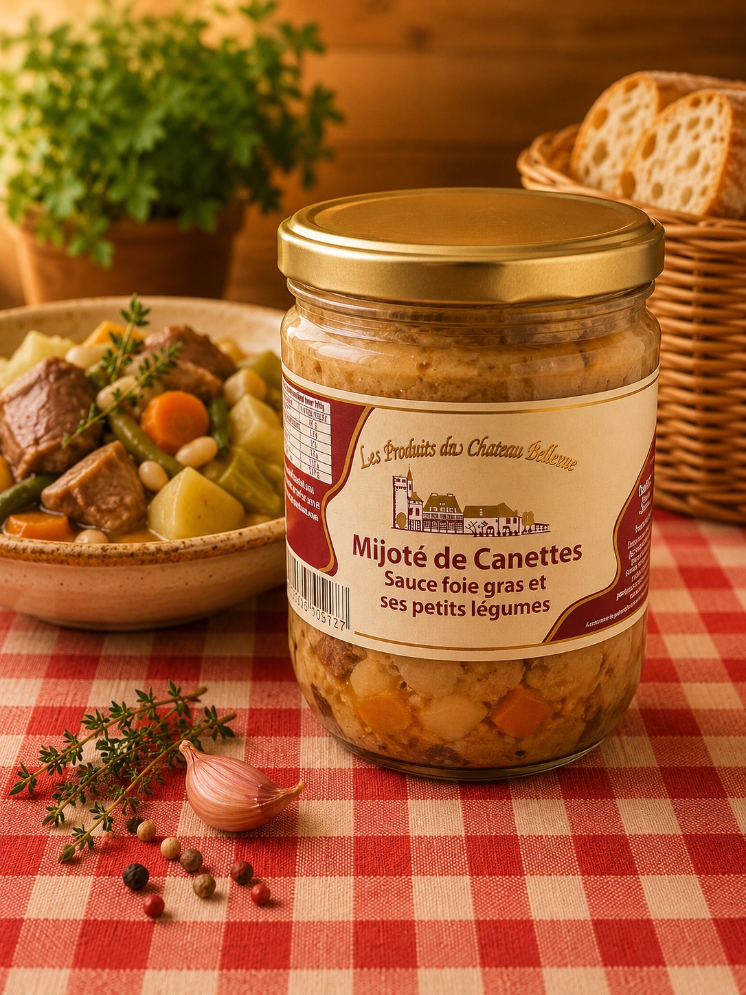 Mijoté de canettes sauce foie gras 380g