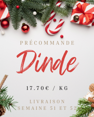 Précommande dinde (Acompte)