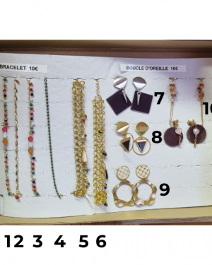 Bracelet et Boucles d'oreilles
