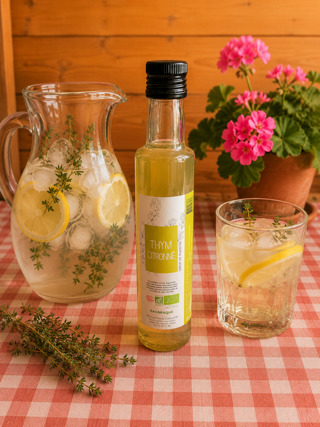 Sirop de Fleurs Thym Citronné