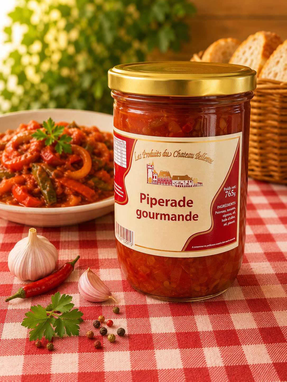 Piperade gourmande au piment d’Espelette