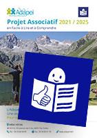 Couverture du Projet Associatif 2021-2025 en Facile à Lire et à Comprendre (FALC)