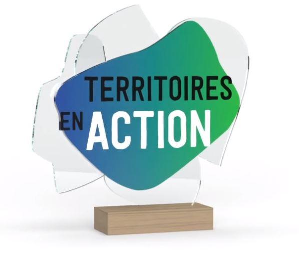 Le trophée "Territoires en action" reçu par l'ESAT d'Espiute