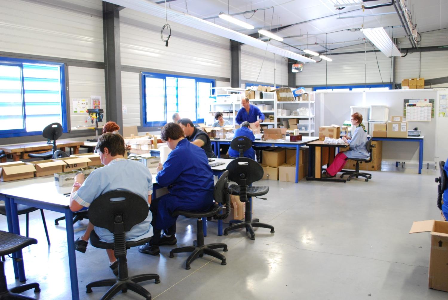 Un atelier de sous-traitances