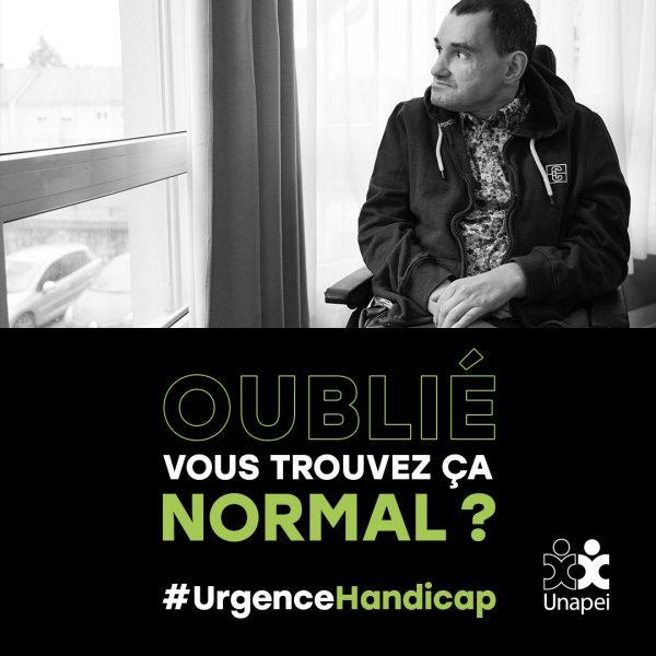 Oubliés. Vous trouvez ça normal ? #UrgenceHandicap