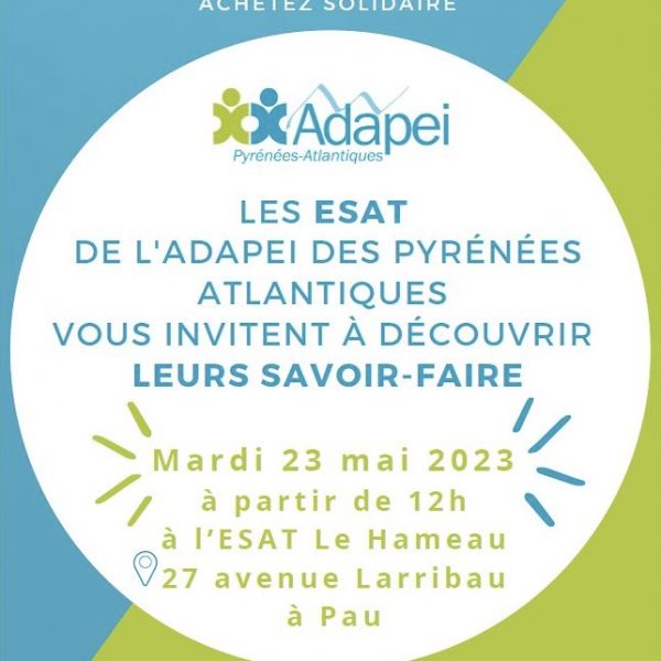 Affiche "Découvert des savoir-faire des ESAT"