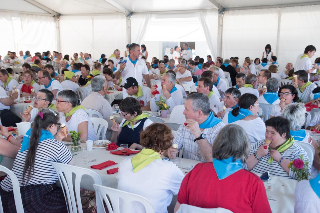 Le repas de fête de l'ESAT Colo Coustau