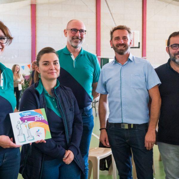 L'équipe de Leroy Merlin, venue pour recevoir Trophée des Entreprises