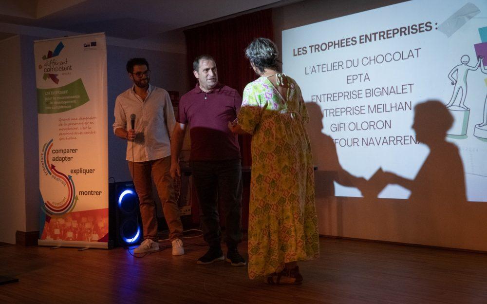 Remise des Trophées de entreprises à Salies de Béarn.