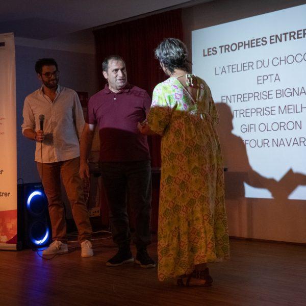 Remise des Trophées de entreprises à Salies de Béarn.