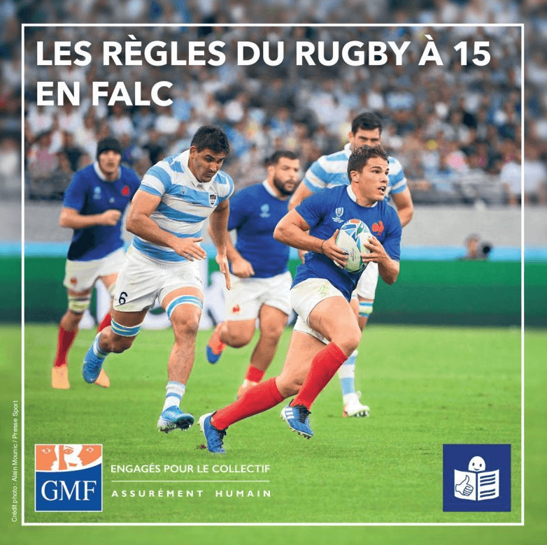 Les règles du rugby en Facile à Lire et à Comprendre