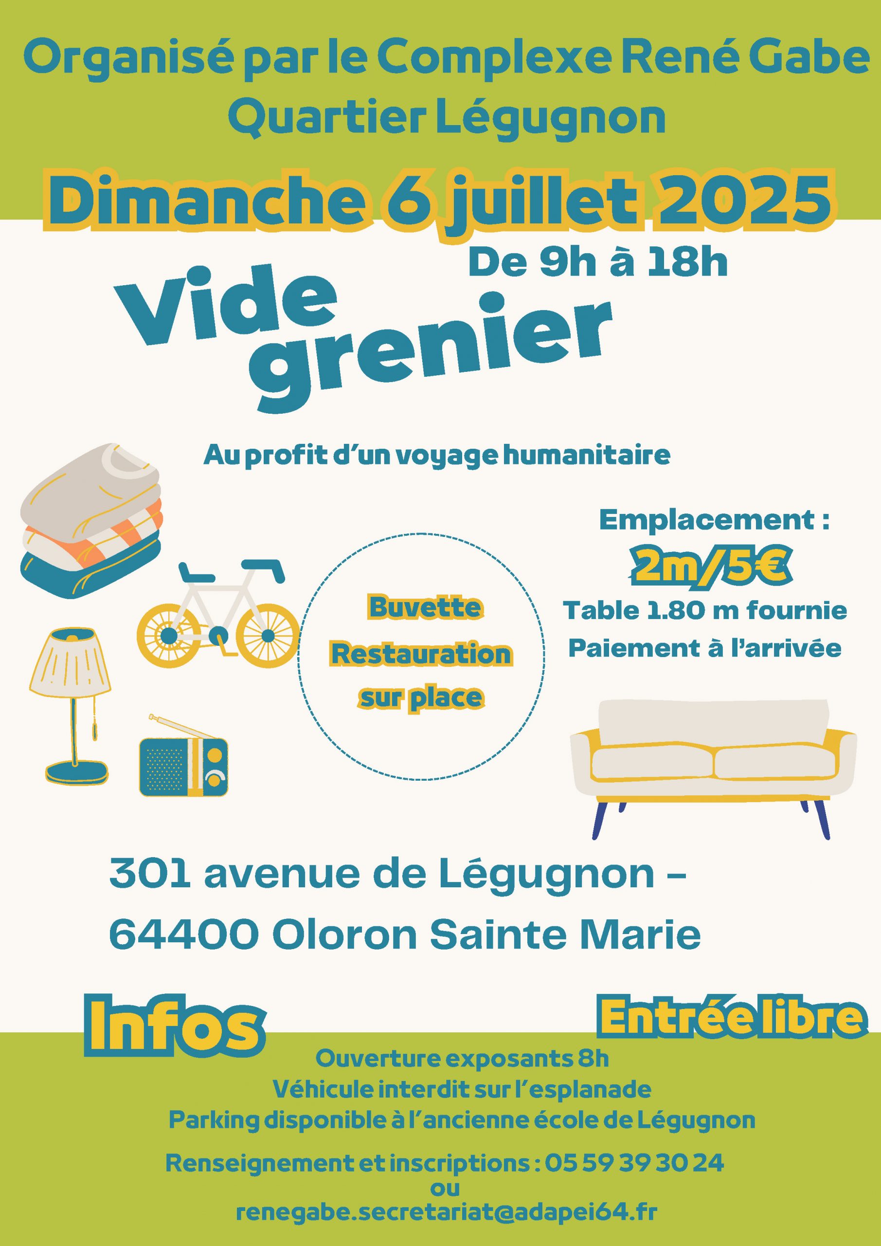 Vide grenier de René Gabe