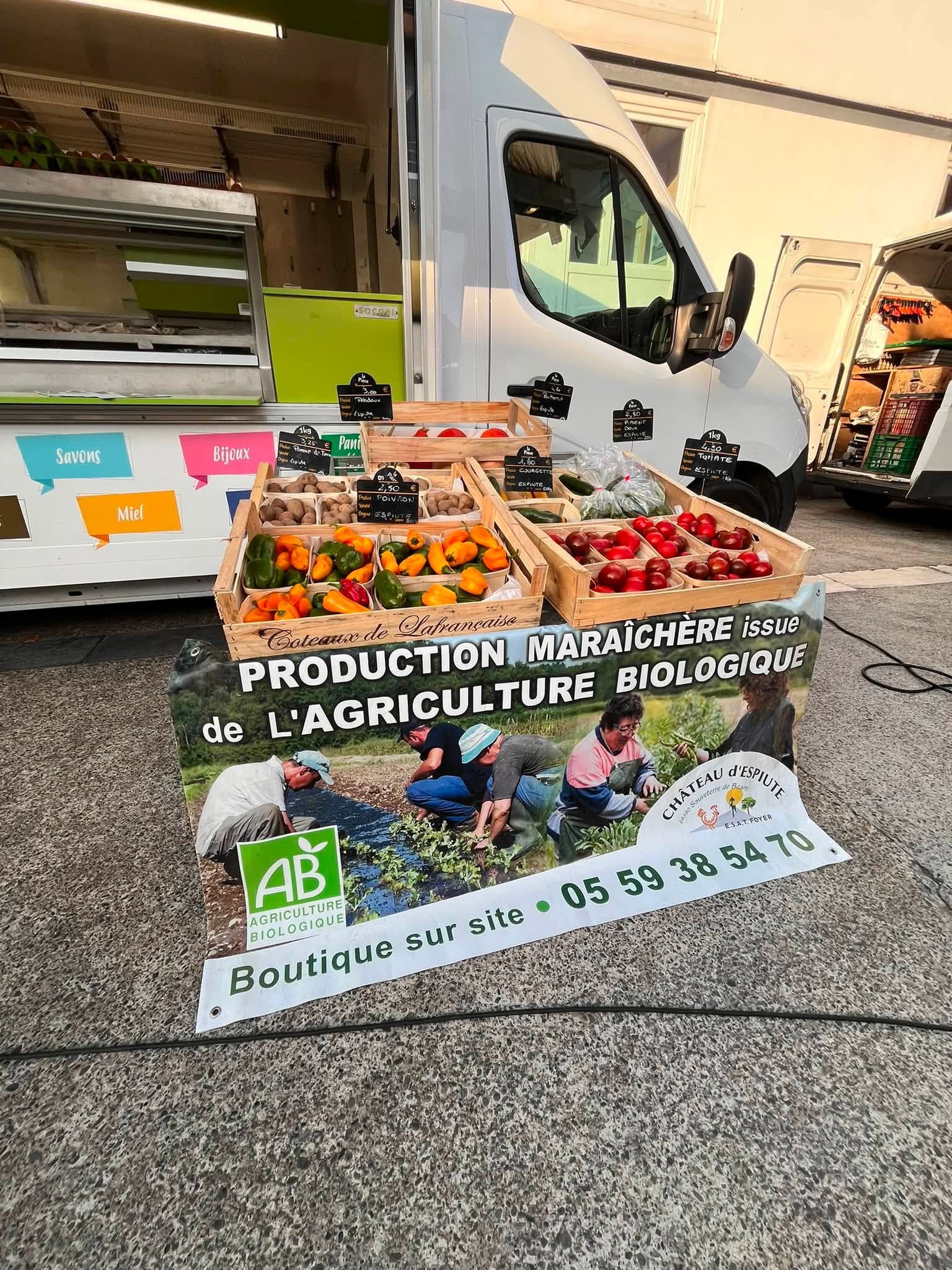 Les fruits et légumes au marché de Mourenx